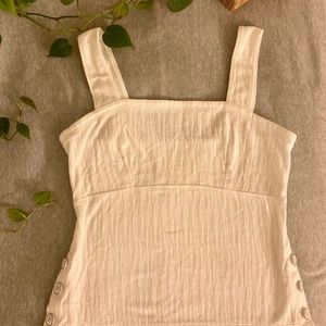 NWOT Maeve Callie Button-side Top